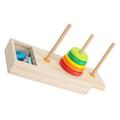 1 Set Building Ring Stacker Rainbow Nesting Toys Baby Geometric Stacker