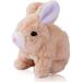 Guvpev Hopping Rabbit Interactive Electronic Pet Plush 7 Bunny Toy with Sounds and Movements Animated Walking Wiggle Ears Twitch Nose Gift for Toddlers Birthday 7