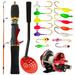 ammoon Fishing Rod Combo With Ice Reel And Pole Rods Kit Ice And Reel Combo Rod And Reel And Ice Pole Rods Kit And Pole Rods Ice Set Ice Xinzy Demwa Qisuo Ice Sco- And