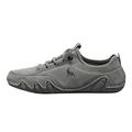 PMUYBHF Male Mens Sandals Size 13 Couple Fashion Walking Sneakers Non Slip Work Shoes Comfortable Leather Casual Tennis Shoes Grey 42