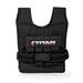 Titan Fitness Elite Series 40 LB Adjustable Weight Vest (16) 2.5 LB Solid Cast Iron Weights Body Weight Vests for Training Workout Jogging Cardio Walking Weighted Workout Equipment