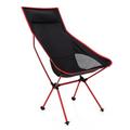 Outdoor Moon Chair Portable Folding Chair Aluminum Alloy Fishing Chair Camping Self-Driving Tour Recliner Casual Beach Chair