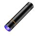 Zeceouar Camping flashlight home essential Black Light Violet Light Flashlight 365nm LED 1 Pack Violet Blacklight Flashlight Mini Powerful Pet Urine Detector For Dog Cats Carpet Dry Stains Detection