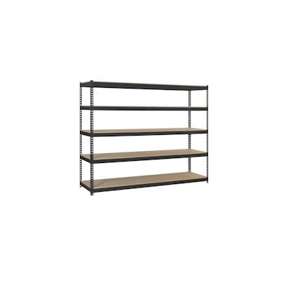 SimonRack Metallregal ohne Schrauben mit Simonforte 5 Regale 5 Regale. Marke/Holzfarbe 2000x1800x450 mm Image