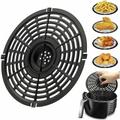 Ahlsen - Tapis Friteuse à Air Réutilisables, Tapis Cuisson Friteuse à Air, Air Fryer Poêle Grill,