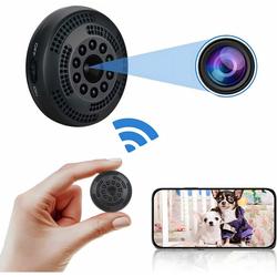 Mini Caméra Espion Wifi-1080P Caméra Cachée Sans Fil-Caméra Nounou avec Enregistrement Audio et