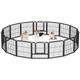 Yaheetech - Parc pour Chien 16 Panneaux Cage pour Chien Interieur Enclos Chien Chiot Lapin Rongeur