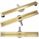 DRAIN LINÉAIRE REA NEOX SLIM PRO BRUSH GOLD 80 - or brossé