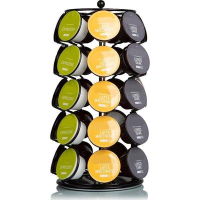 [JAMAIS UTILISE] générique KitchenBrothers Porte-capsules - Dolce Gusto - 35 tasses - Pivotant