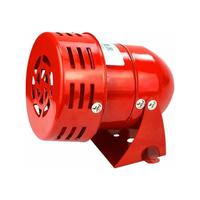 Gotrays - Sirene Alarme 220V Puissant à Exterieure Sirene Alarme 120dB Rouge Moteur Conduit Sirène