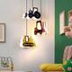Globo - Lampe suspendue salle de jeux lampe suspendue tracteur led lampe de chambre d'enfant 3