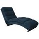 Chaise longue Comfivo 109, Uttario Velvet 2967, 84x62x180cm, Tapisserie, Pieds: Plastique - Uttario