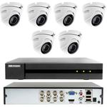 Hikvision - kit de vidéosurveillance cloud dvr 8 canaux 6 caméras 4MP ahd