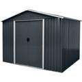 Werka Pro - Abri jardin en métal 6,6m2 2,38 x 2,79 x H1,99m