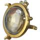 Licht-erlebnisse - Applique extérieure laiton IP44 Maritim hublot - laiton, clair/transparent