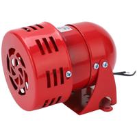 Sirène alarme AC110V MS‑190 puissante sirène extérieure alarme 115dB rouge moteur fil Sirne métal