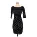 Bailey 44 Casual Dress - Mini: Black Print Dresses - Women's Size Small