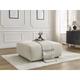 Fauteuil & pouf Bobochic Pouf lucien tissu lisse Beige - Beige