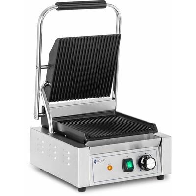 Machine à panini appareil toaster presse 1 800 watts rainurée 50 - 300 °c avec collecteur de