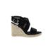 Bettye Muller Wedges: Black Shoes - Women's Size 37