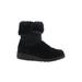 Ugg Australia Boots: Winter Boots Wedge Boho Chic Black Print Shoes - Women's Size 8 1/2 - Round Toe