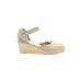 Toni Pons Wedges: Tan Print Shoes - Women's Size 39 - Round Toe