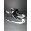 Converse Shoes | Converse All Star Hi Top Grey Sneaker Shoes Black Laces Men’s Size 6 Gray Chucks | Color: Black/Gray | Size: 6