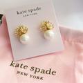 Kate Spade Jewelry | Kate Spade Loves Me Loves Me Not Earrings | Color: Gold/White | Size: Os