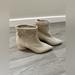 Anthropologie Shoes | Anthropologie Slouchy Ankle Boots | Color: Cream | Size: 6