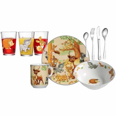 Ritzenhoff & Breker Waldtiere Kinderset 10er Set bunt Image
