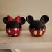 Disney Dining | Disney Mickey And Minnie Salt And Pepper Shakers | Color: Black/Red | Size: Os