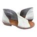 Free People Shoes | Free People Mont Blanc Sandal White Croc Size 36 | Color: Brown/Cream | Size: 6