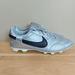 Nike Shoes | Nike Premier 3 Iii Fg Soccer Cleats Silver Black Green At5889-004 Men's Size 8 | Color: Black/Silver | Size: 8