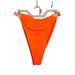 Adidas Swim | Adidas + Ivy Park Womens Plus Sz 1x Swim Bottom Solar Neon Orange Bikini Snap | Color: Orange | Size: 1x