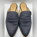 Michael Kors Shoes | Michael Kors - Navy, Leather Mules | Color: Blue | Size: 9.5