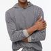 J. Crew Shirts | J. Crew Men's Long-Sleeve Washed Jersey Hoodie New Size Large | Color: Blue/Gray | Size: L