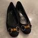 Gucci Shoes | Gucci Black Horsebit Bamboo Signature Flats | Color: Black | Size: 5