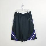 Nike Shorts | 2000s Nike Authentic Ncaa Kansas State Wildcats Mens Basketball Shorts Ksu | Color: Black/Purple | Size: M
