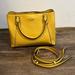 Kate Spade Bags | Kate Spade Leather Exterior Satchel/Top Handle Bag Yellow Bag | Color: Yellow | Size: Os