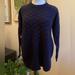 Madewell Sweaters | Madewell Cable Knit Navy Sweater Size S | Color: Blue | Size: S