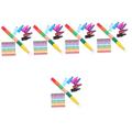 SAFIGLE 120 Pcs 12 Birthday Party Favors Rainbow Crayons Stacking Point Crayons Art Painting Supplies Crayons for Kids Creative Crayons Kids Crayons Child Colour Pen Prize Mini Pencil