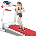 Folding Treadmills Treadmills, Folding Electric Treadmill 1.0Hp Motor Steel Frame Treadmill Level 3 Adjustable Tilt and Mute Sports