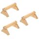 Unomor 3 Sets Wooden Push-up Bar Gym Equipment Work Out Supply Work Out Equipment Muscle Trainer Push-up Handles Exercise Equipment Push up Bars Fitness Multifunction Handstand
