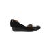 Bandolino Wedges: Black Solid Shoes - Women's Size 7 1/2 - Round Toe