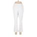 Ann Taylor LOFT Casual Pants - High Rise Boot Cut Boot Cut: Ivory Bottoms - Women's Size 10