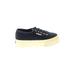 Superga Sneakers: Black Solid Shoes - Women's Size 4 1/2 - Round Toe