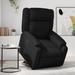 vidaXL Stand up Massage Recliner Chair Black Faux Leather