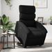 vidaXL Stand up Recliner Chair Black Faux Leather