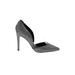 Express Heels: Pumps Stilleto Cocktail Silver Shoes - Women's Size 10 - Pointed Toe