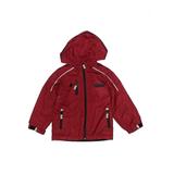 London Fog Windbreaker Jackets: Red Solid Jackets & Outerwear - Kids Girl's Size 5